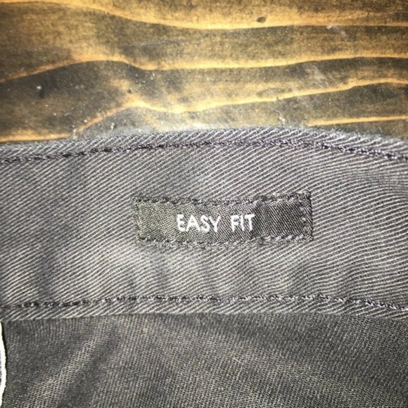 Calvin Klein Jeans Easy Fit Black Pants - Picture 3 of 4